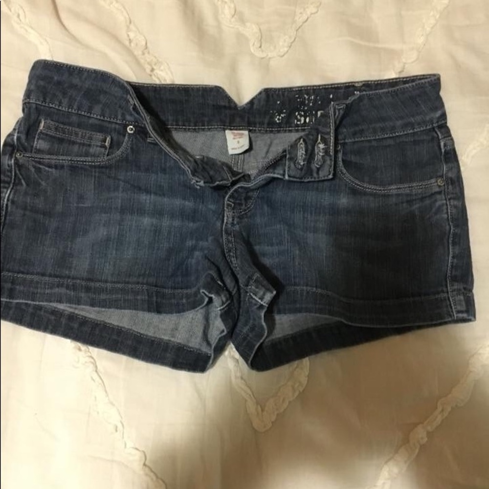 Denim shorts